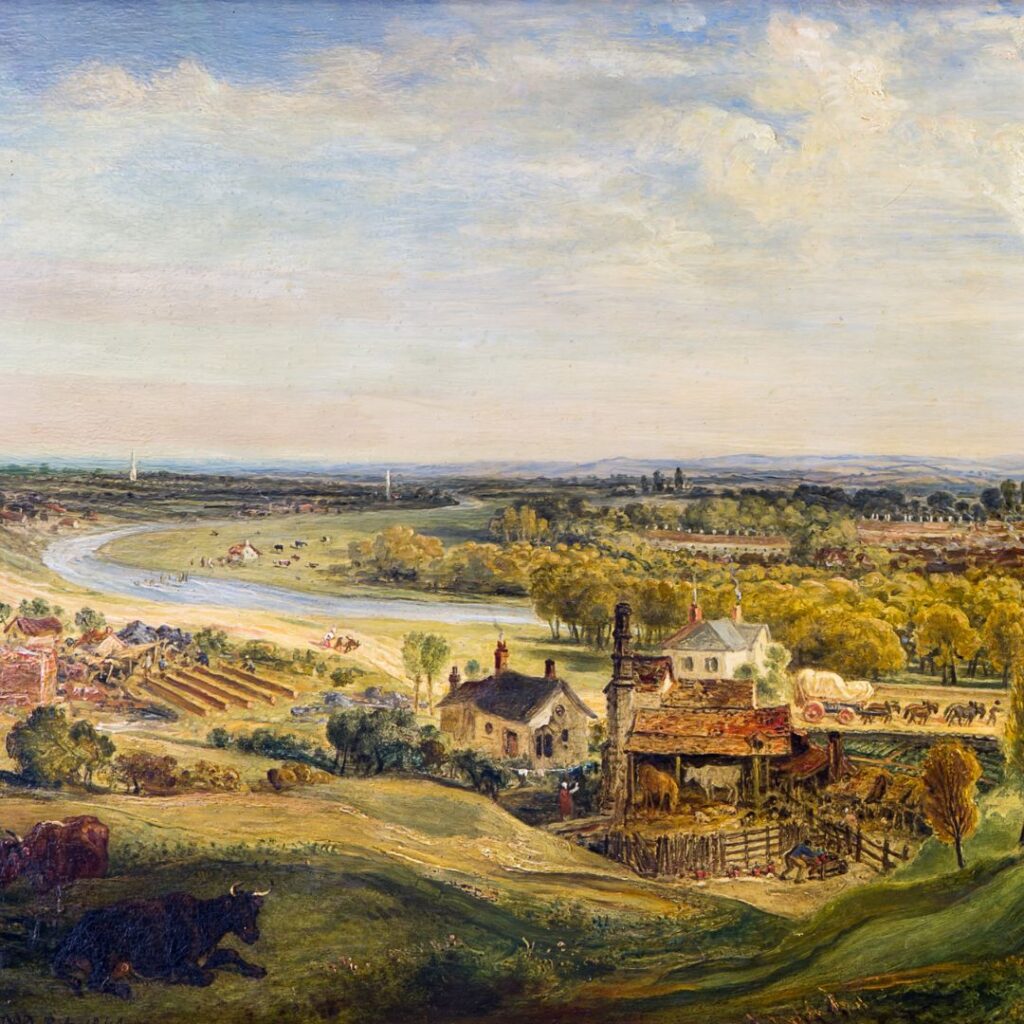 Adopt an object: £50 'A View of Cambridge from Castle Hill' by J.M. Ward